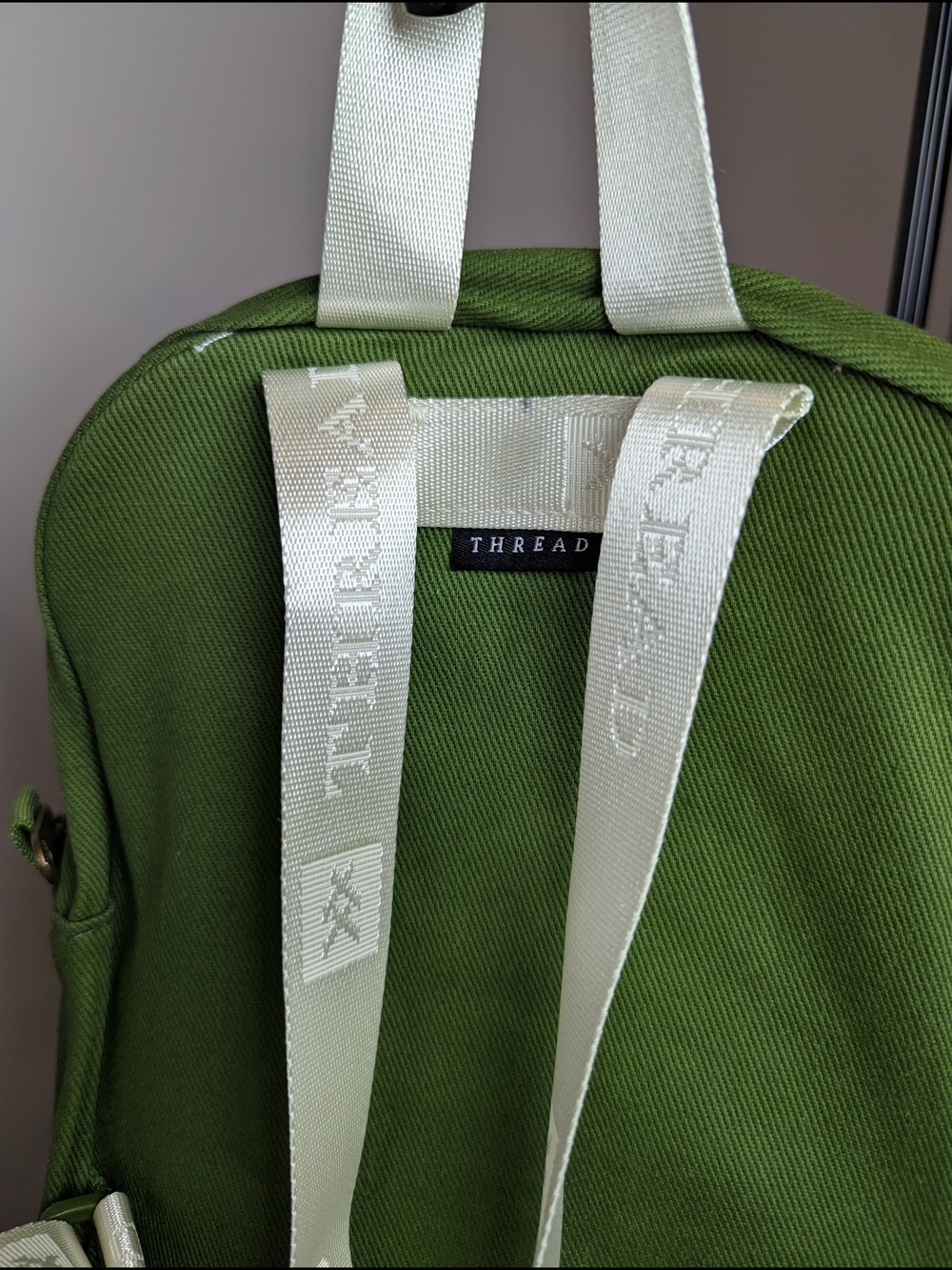 NWT Thread Brand Mini Backpack Green Carry On - Picture 6 of 8